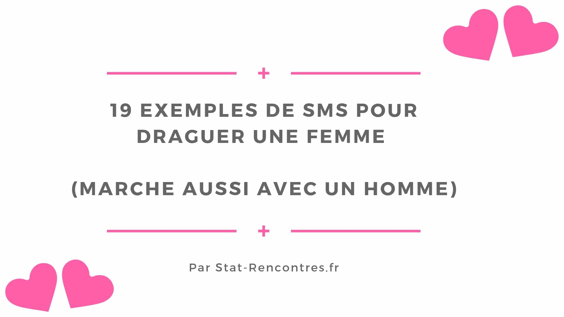 message pour draguer un mec